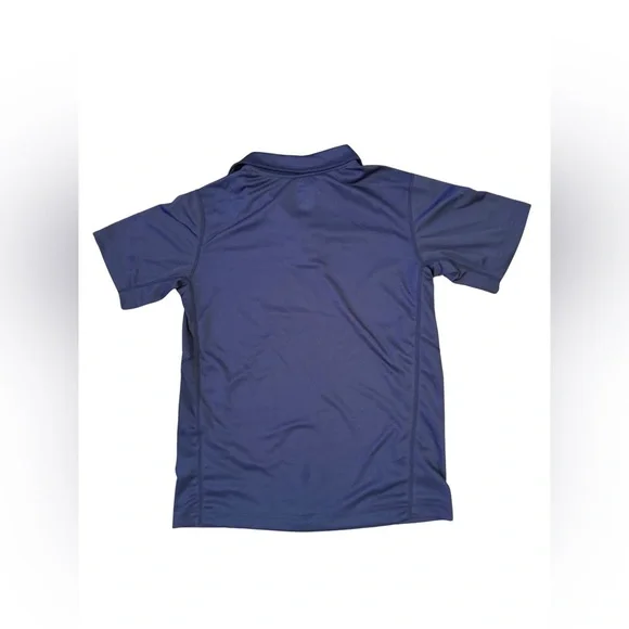 Nike Boys Dri FIT Navy Short Sleeve Tennis Polo Medium - Picture 4 of 4